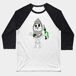 Cute skeletons doodle style Baseball T-Shirt